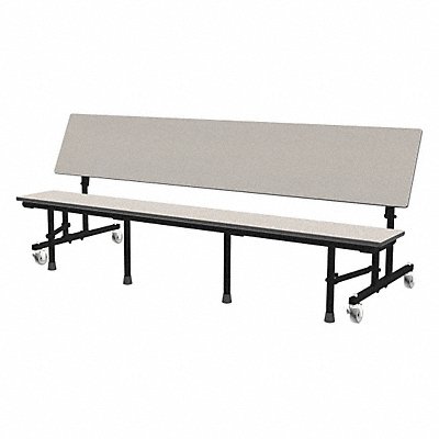 Mobile Bench Table Gray Glace 6 Seats