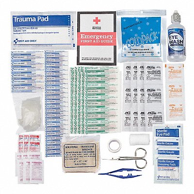 First Aid Kit Refill Bulk 106Pcs 25 Ppl