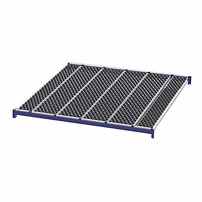 Gravity Flow Shelf 96inx2 5/8inx96in Blu