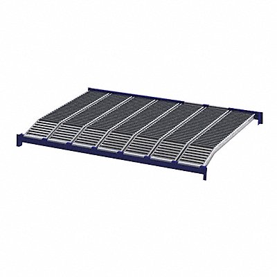 Gravity Flow Shelf 72inx2 5/8inx96in Blu