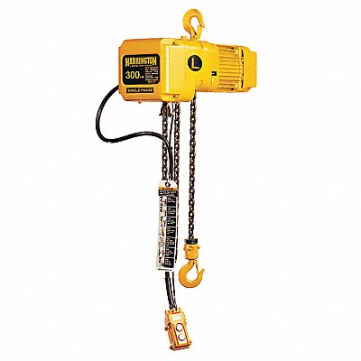 Electric Chain Hoist 300lb. 115V 1 Phase