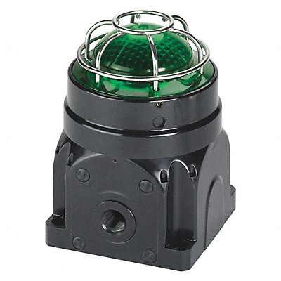 Beacon Warning Light Green LED 7-1/2in H