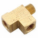 Extruded Street Tee Brass 1/8 in NPT