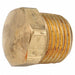 Hex Head Plug Brass 1/2 Pipe Size MNPT