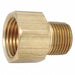 Reducing Adapter Brass 1/2 x 3/8 in