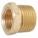 Hex Bushing Brass 1/2 x 3/8 in NPT