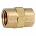 Coupling Brass 3/4 in Pipe Size FNPT