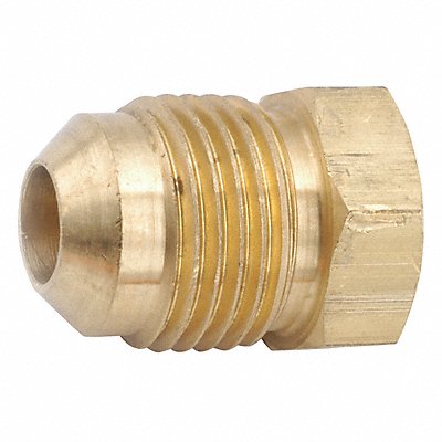 Plug 45 Deg Low Lead Brass Male Flare