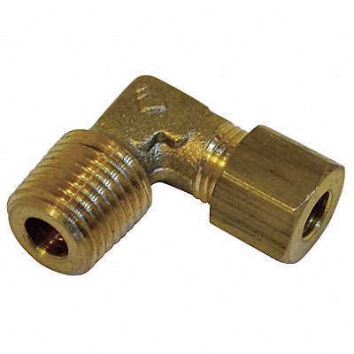 Elbow 90 Brass CompxMale BSPT 4mm PK10