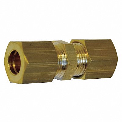 Equal Strt Union Brass Comp 12mm PK10