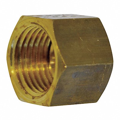 Nut Brass Female Comp 6mm PK50