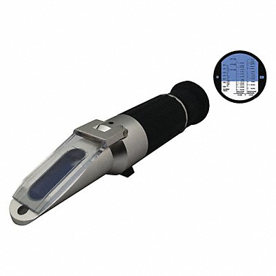 Analog Refractometer Hand Held 7-1/2in.L