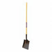 Square Point Shovel Steel Yellow