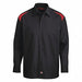 Long Sleeve Shirt Black English Red 2XL