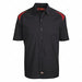 Short Sleeve Shirt Black English Red XL