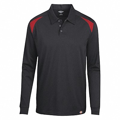 Long Sleeve Shirt Black English Red M