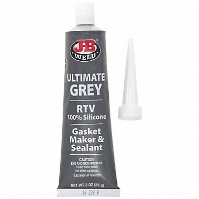 Adhesive Sealant 3 oz Tube Gray