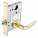 Passage Latch 07A Trim Bright Brass