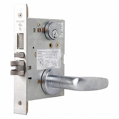 Entrance Lock 07A Trim Satin Chrome C123