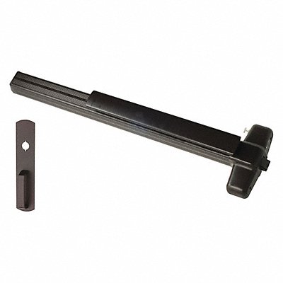 Mortise Dark Bronze 36 in Door W