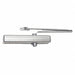 Door Closer Slvr 12-1/2 in L Reversible