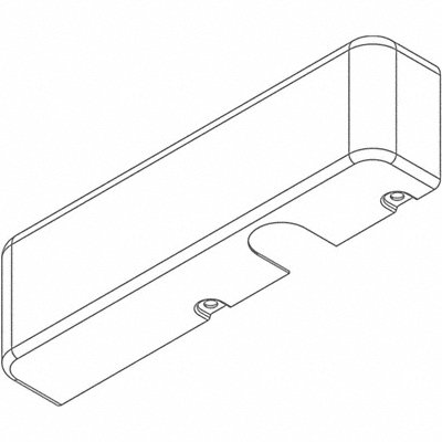 Standard Cover Alum 12-1/4 in L LH