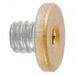 Cover Screw Brass Brass 1/4 in L