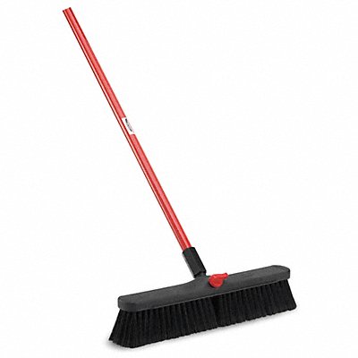 Broom w/Handle and Locking Nut 18 Block