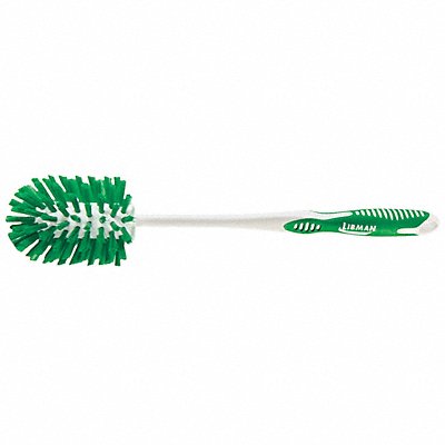 Toilet Brush 14 in L Green/White