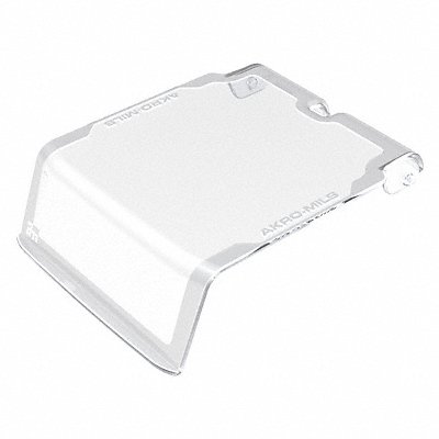 Bin Lid Clear Polystyrene 5 in