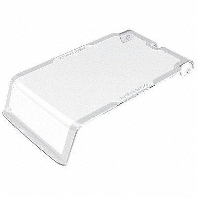 Bin Lid Clear Polystyrene 7 in