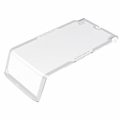 Bin Lid Clear Polystyrene 10 1/2 in