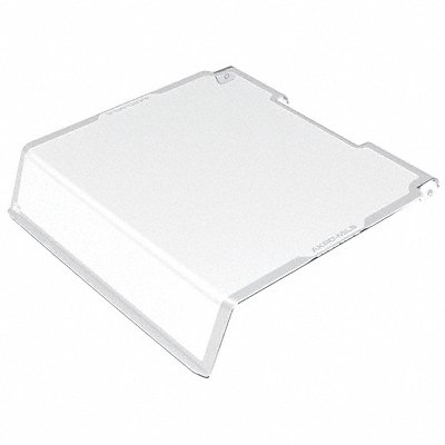 Bin Lid Clear Polystyrene 10 1/2 in