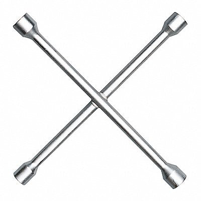 Lug Wrench 14in.L Chrome 4 Way