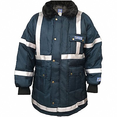 Reflective Coat Insulated Navy S