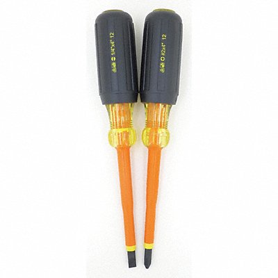 Ins. Screwdriver Set Slot/Phillips 2 Pc