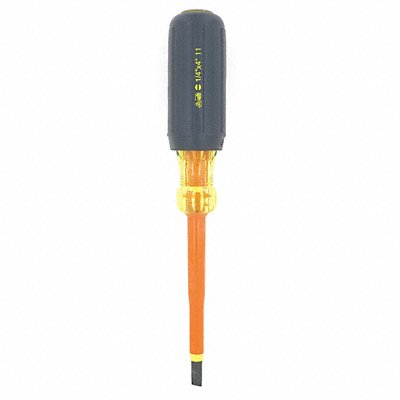 Insulatd Screwdriver Slotted 1/4x4 Rnd