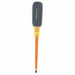 Insulatd Screwdriver Slotted 1/4x6 Rnd