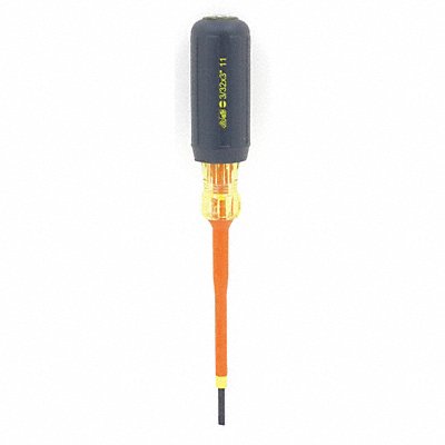 Insulatd Screwdriver Slotted 3/32x3 Rnd