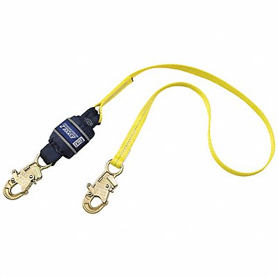 Shock-Absorbing Lanyard Yellow