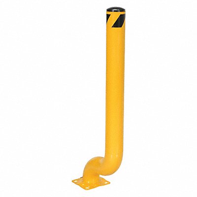 Offset Bollard 48 1/10 in H Yellow