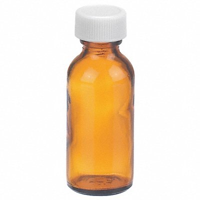 Bottle 79 mm H Amber 31 mm Dia PK48