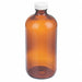 Bottle 168 mm H Amber 75 mm Dia PK12