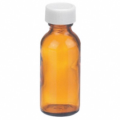 Bottle 79 mm H Amber 31 mm Dia PK48