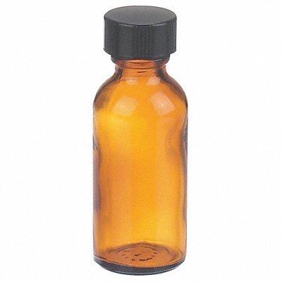 Bottle 79 mm H Amber 31 mm Dia PK48