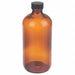 Bottle 168 mm H Amber 75 mm Dia PK12