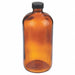 Bottle 206 mm H Amber 94 mm Dia PK12