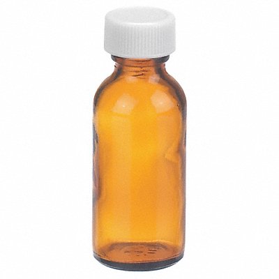 Bottle 79 mm H Amber 31 mm Dia PK432