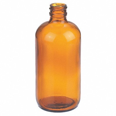 Bottle 136 mm H Amber 60 mm Dia PK108