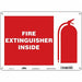 Safety Sign 10 in x 14 in Aluminum